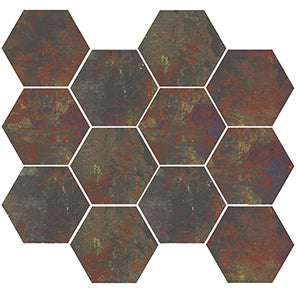 Mozaic Hexagonal Harlem Green 28 x 30 cm G-2143 Aparici