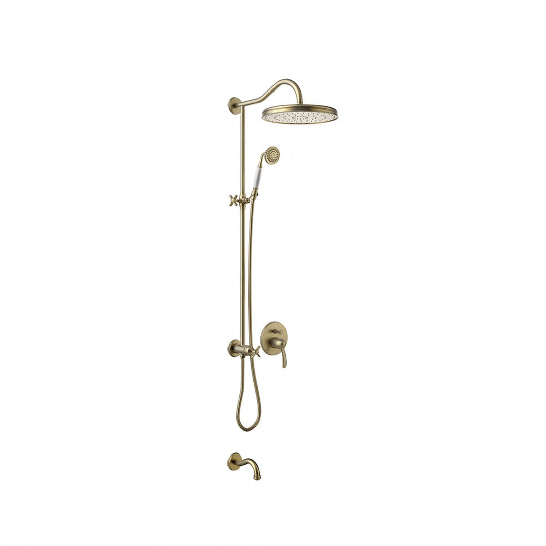 Coloana Duș Clasică Alama Finisaj Mat Tres Clasic 24218006LM