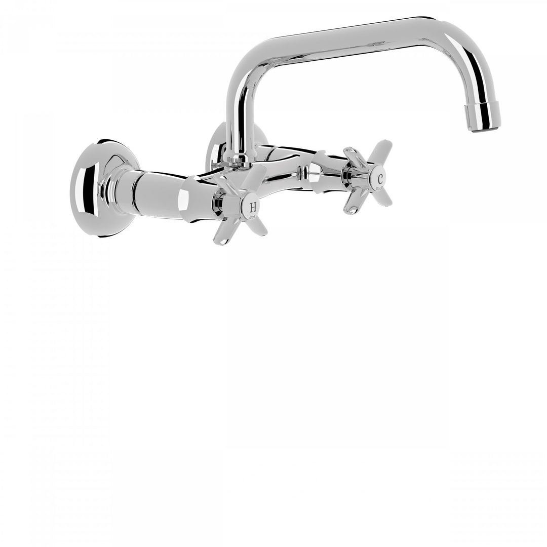 Baterie Lavoar Cu Montaj Pe Perete Crom Dual Control Kitchen Taps Tres 24221501