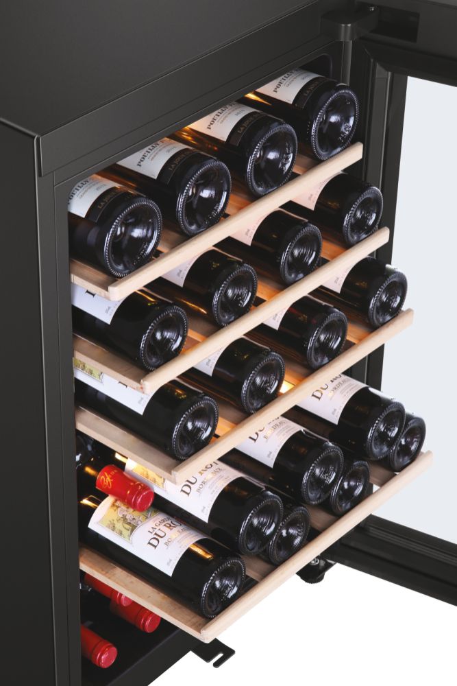 Răcitor de vinuri, 49 sticle, Ușă reversibilă, Clasa F, H82cm, HWS49GA, Haier