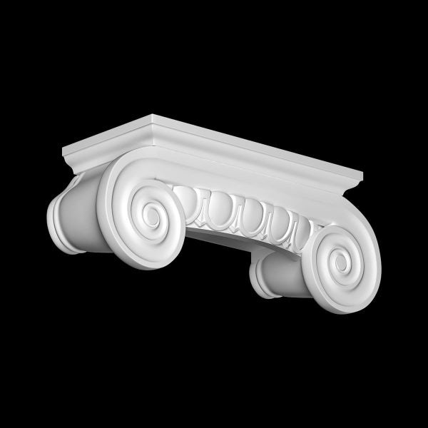 Capitel Semicoloană Exterior Poliuretan 4.15.202, Gaudi