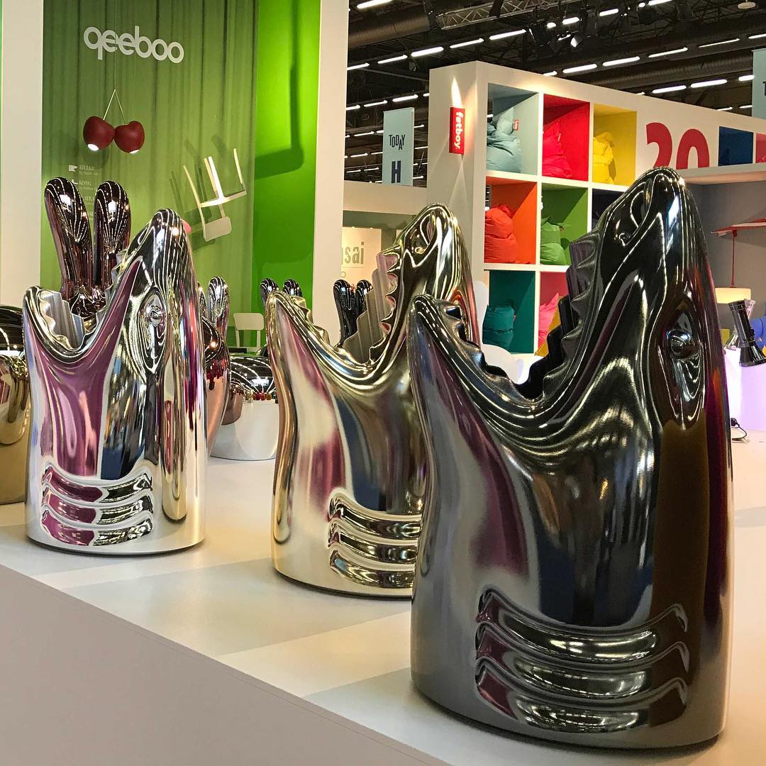 Suport multifuncțional Killer Metal Finish Silver, Qeeboo