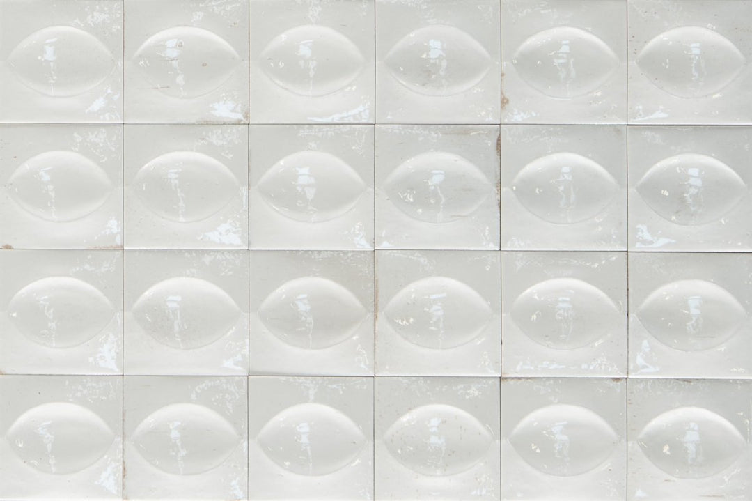 Faianță Gleeze Egg 3D Bianco Ragno
