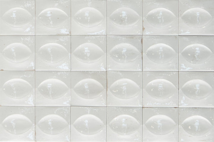 Faianță Gleeze Egg 3D Bianco Ragno