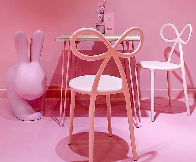 Scaun Ribbon Pink, Qeeboo
