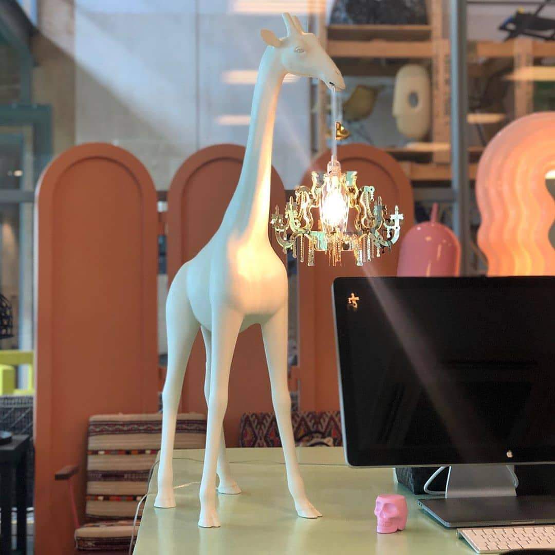 Giraffe in Love XS White, Qeeboo