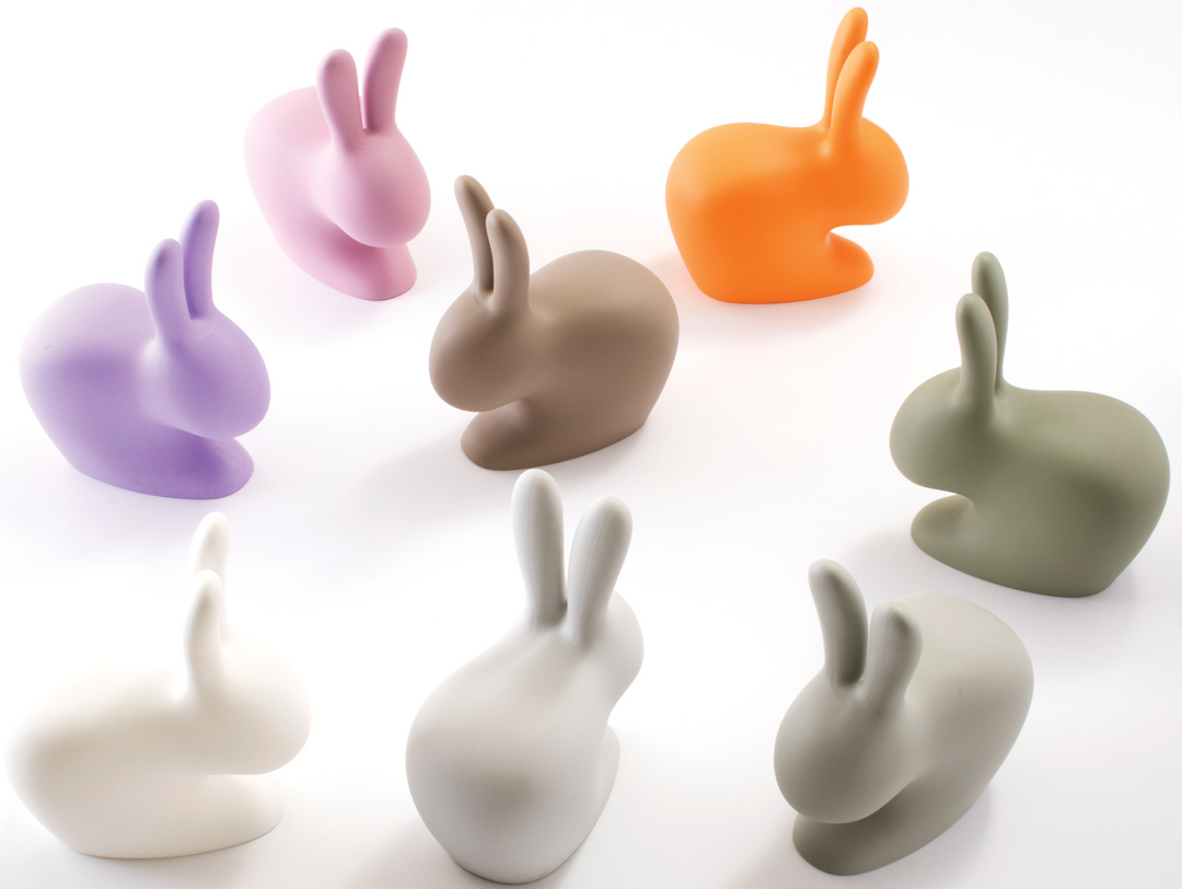 Scaun Rabbit Chair Baby Balsam Green, Qeeboo