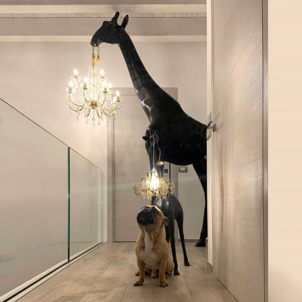 Giraffe in Love M Black Indoor, Qeeboo