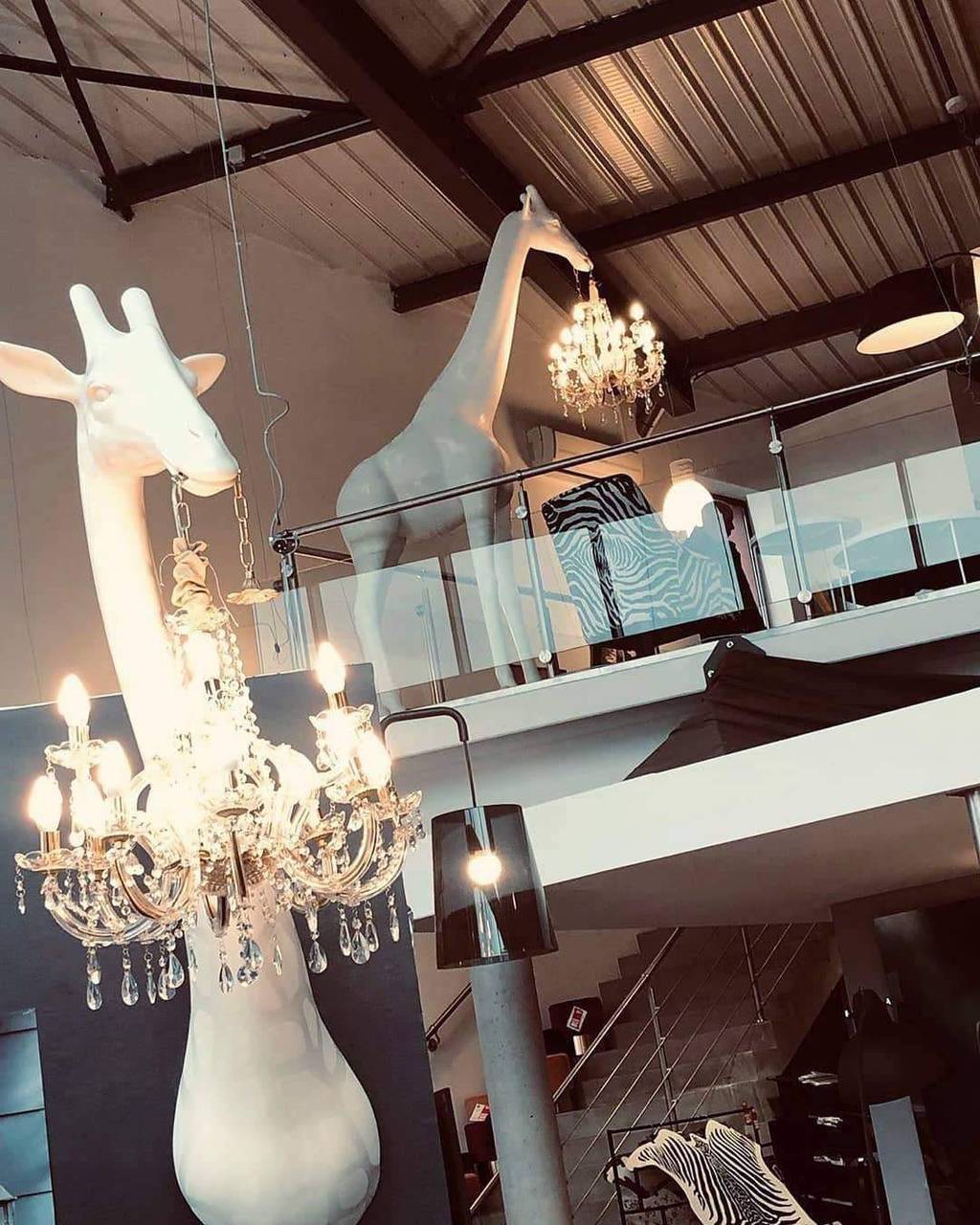 Giraffe in Love M White Indoor, Qeeboo