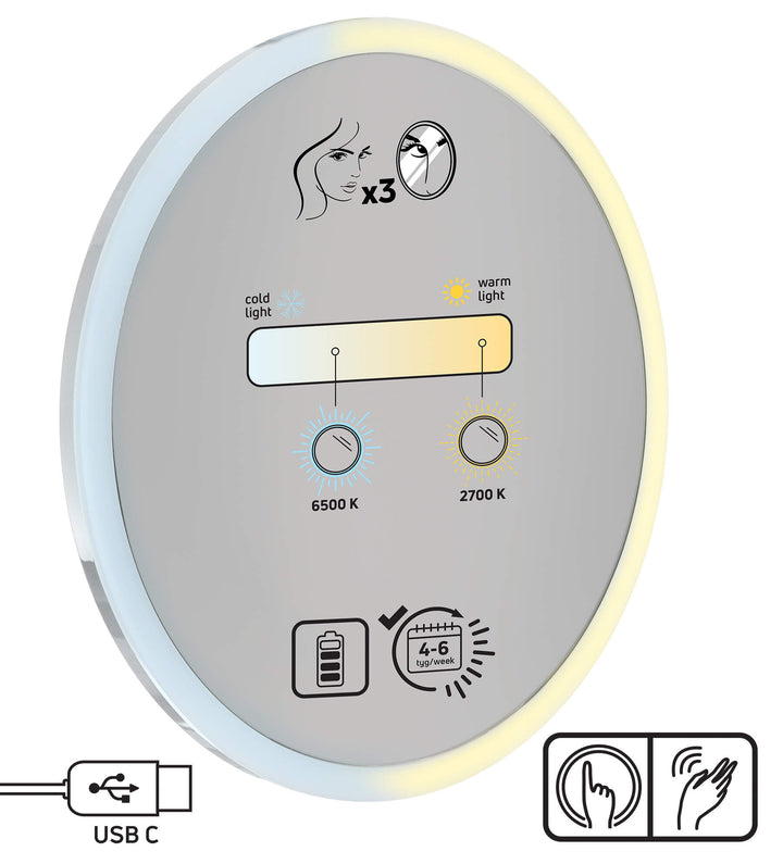 Oglindă Magnetică Cu Led ADR_0821 Deante