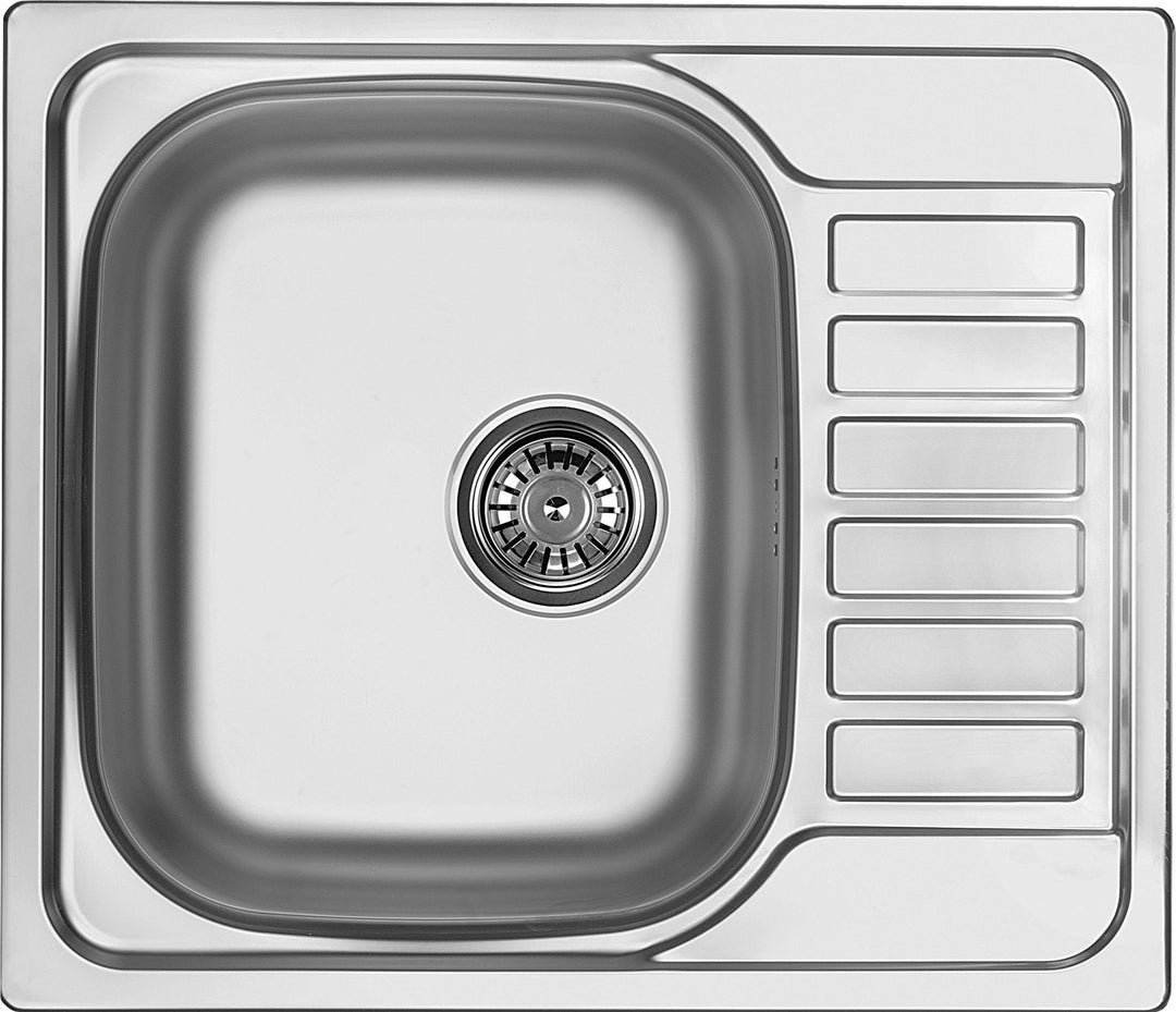 Soul Chiuvetă de bucătărie cu un compartiment cu scurgere scurtă decor ZEO_311A Deante