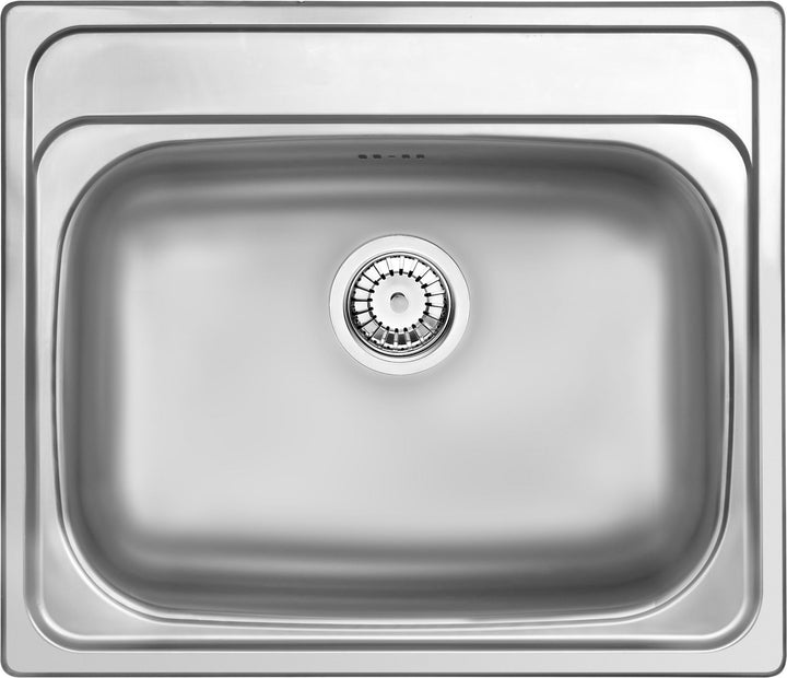 Soul Chiuvetă de bucătărie cu un compartiment fără scurgere decor ZYU_3103 Deante