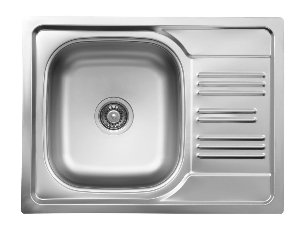 Xylo Chiuvetă de bucătărie cu un compartiment cu scurgere scurtă decor ZEX_311A Deante