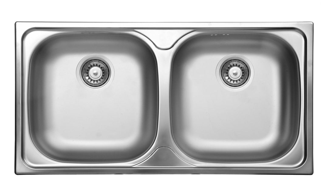 Xylo Chiuvetă de bucătărie cu două compartimente fără scurgere decor ZEX_3203 Deante