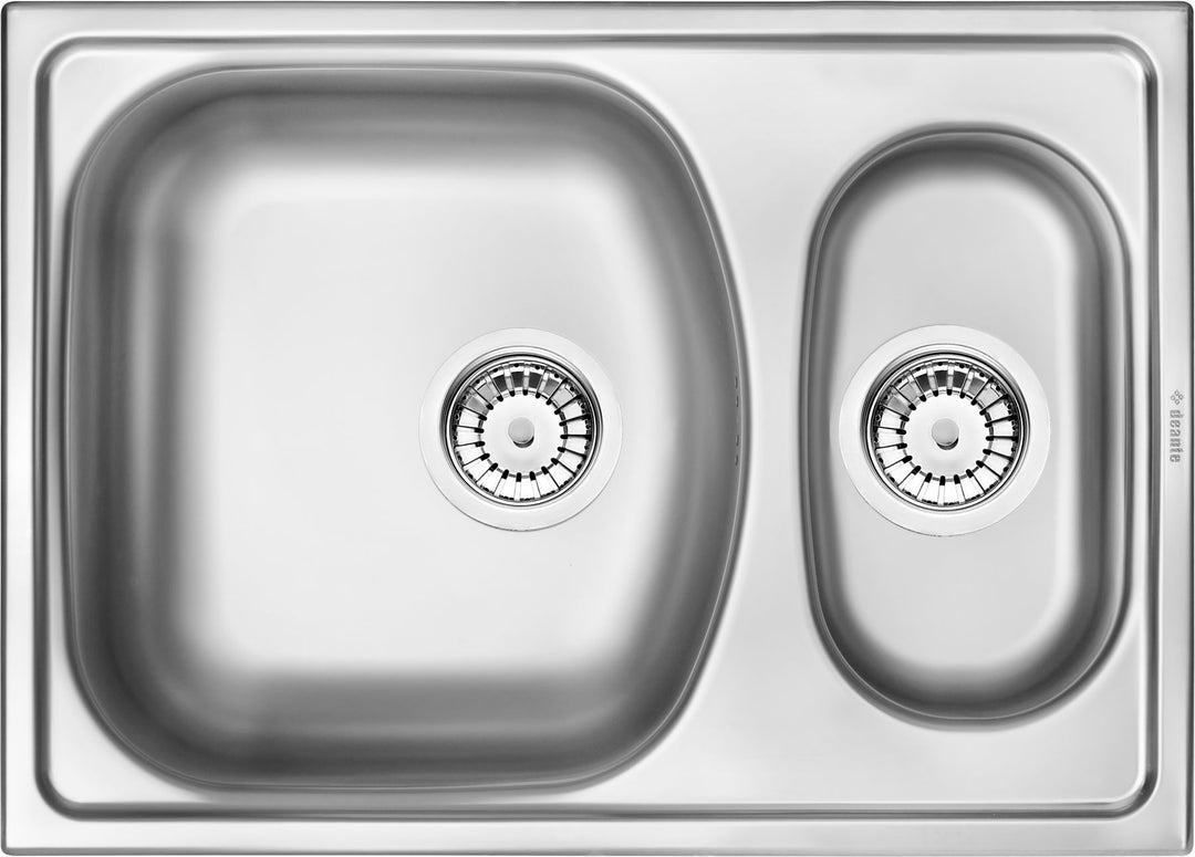Xylo Chiuvetă de bucătărie cu 1,5 compartimente fără scurgere decor ZEX_3503 Deante