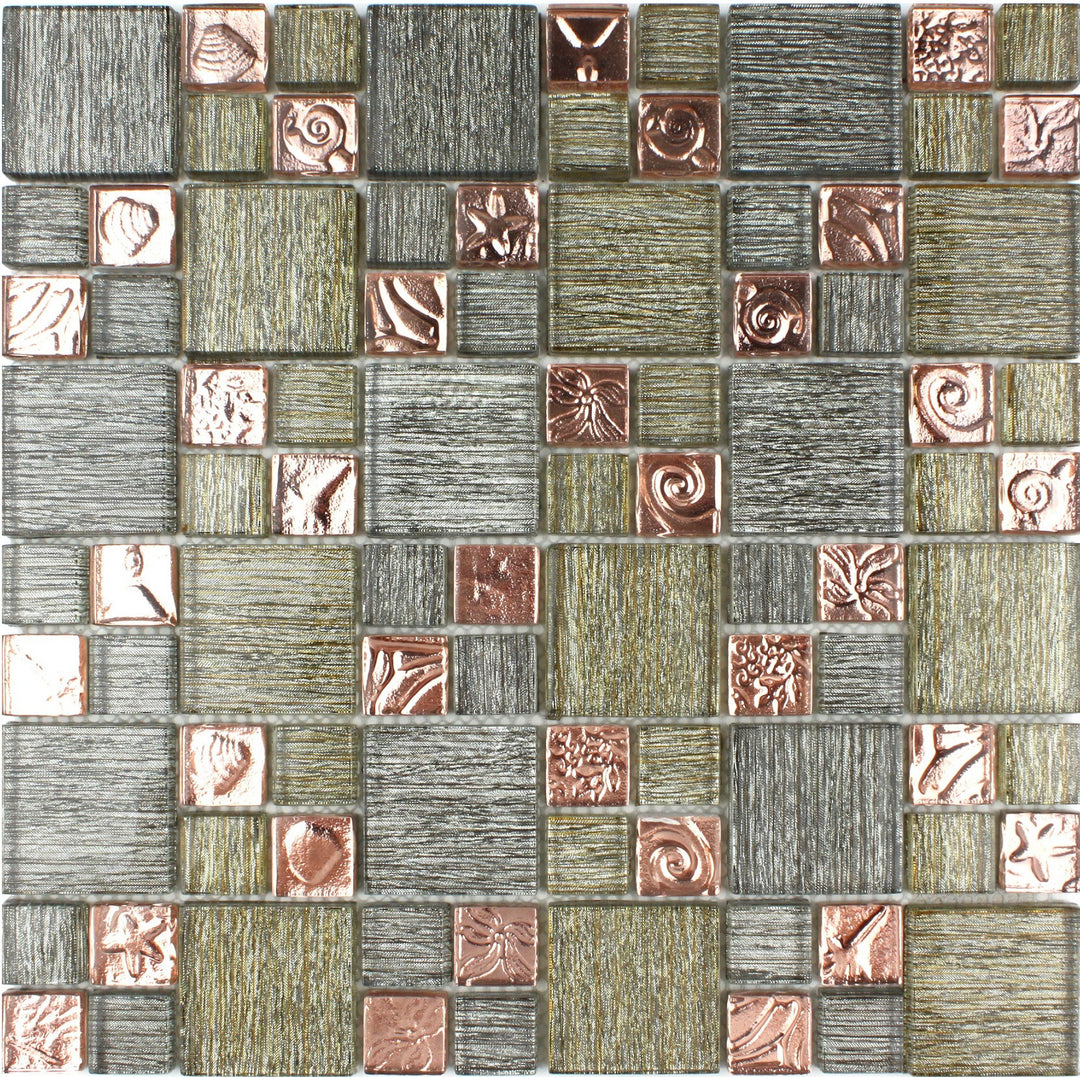 Mozaic de sticlă 300x300x8mm A-MGL08-XX-078, Midas