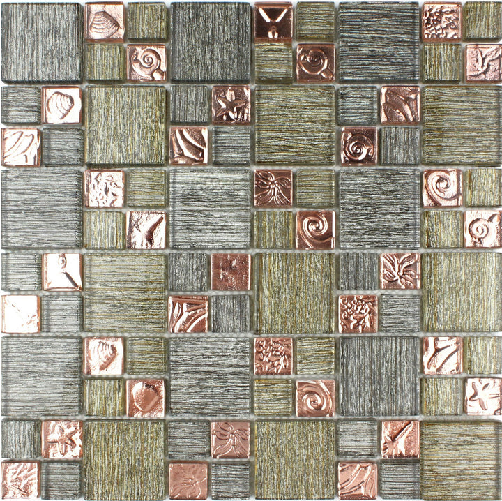 Mozaic de sticlă 300x300x8mm A-MGL08-XX-078, Midas