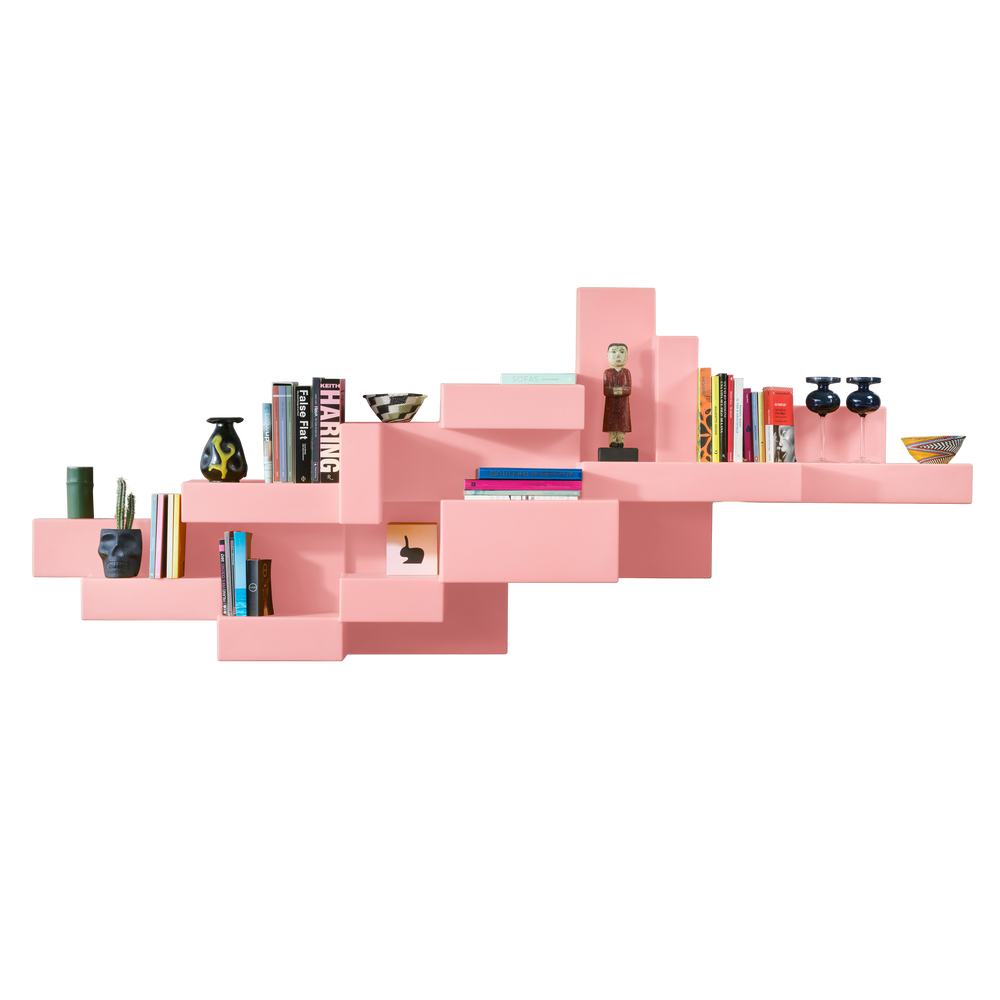 Bibliotecă Primitive Pink Avio, Qeeboo