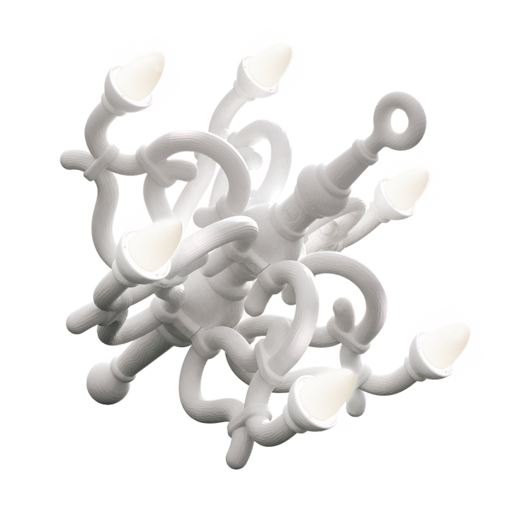 Candelabru Fallen XL White, Qeeboo