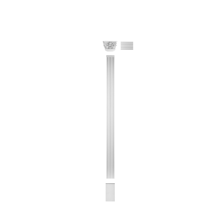 Capitel Pilastru Alb Duropolimer K201, Orac