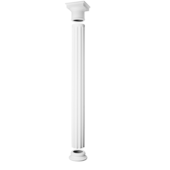 Capitel coloană decorativ Alb Duropolimer K1112, Orac