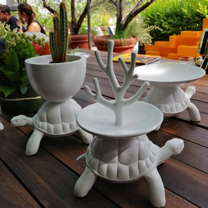 Ghiveci Turtle Carry XS White, Qeeboo