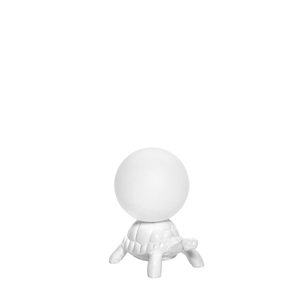 Lampă Turtle Carry XS White, Qeeboo