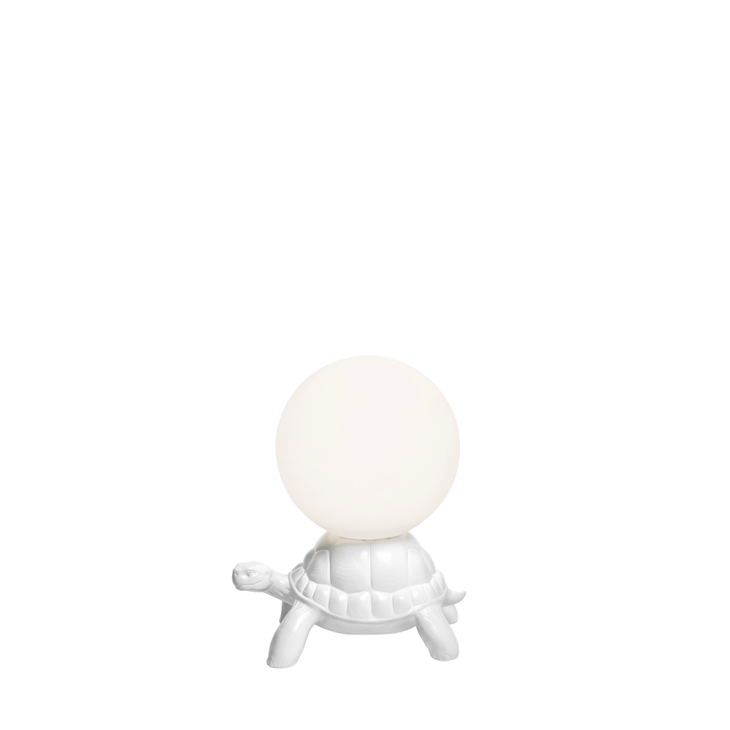 Lampă Turtle Carry XS White, Qeeboo