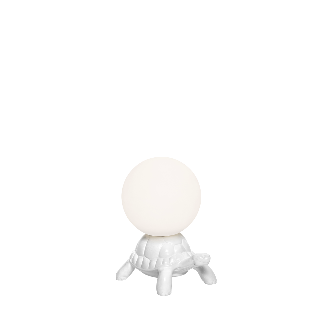 Lampă Turtle Carry XS White, Qeeboo