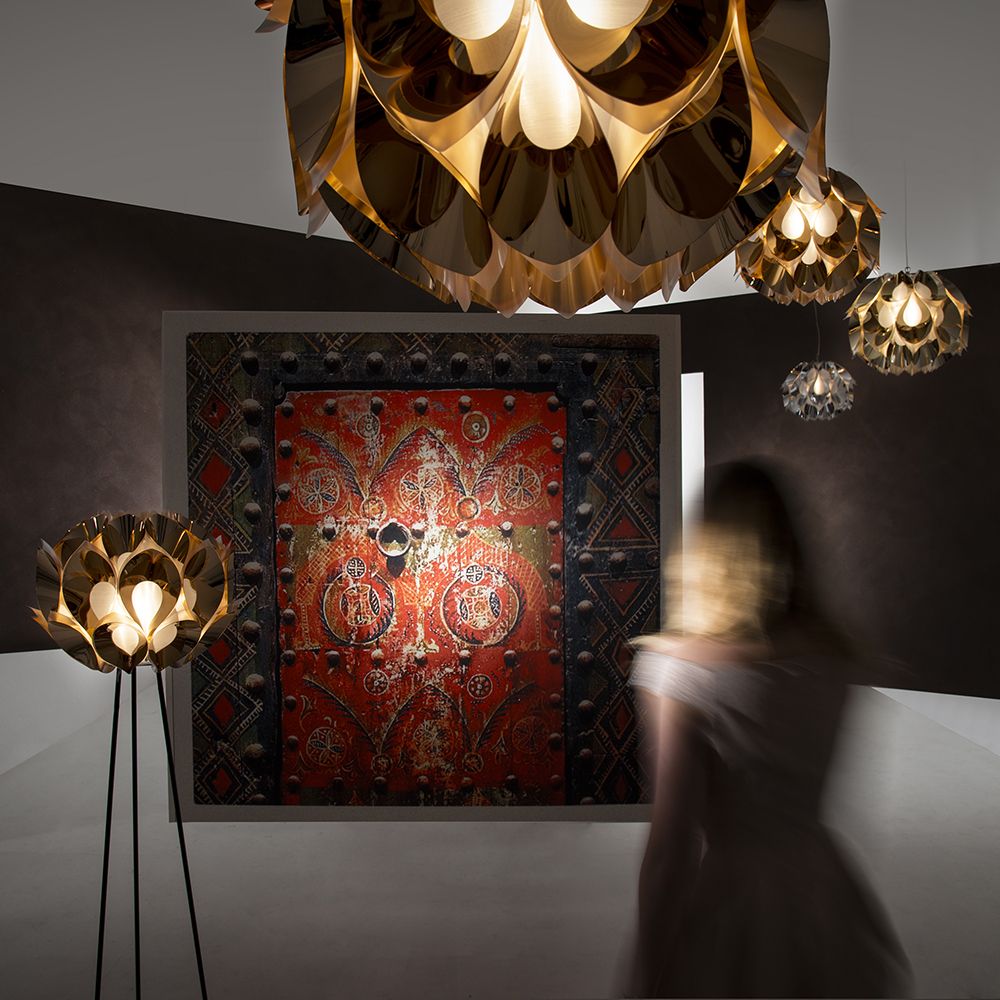 Lampadar Flora Gold, Slamp