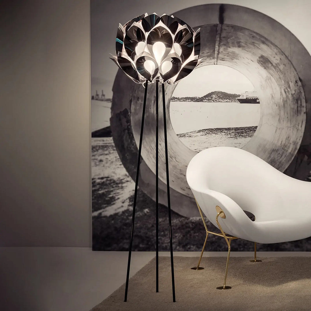 Lampadar Flora Pewter, Slamp