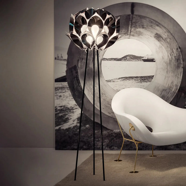 Lampadar Flora Pewter, Slamp