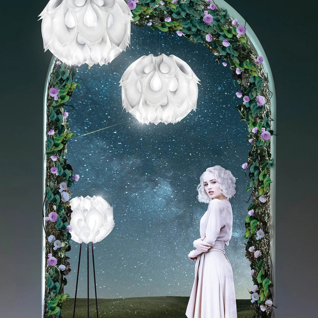 Lampadar Flora White, Slamp