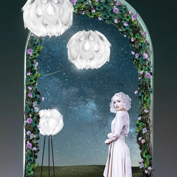 Lampadar Flora White, Slamp