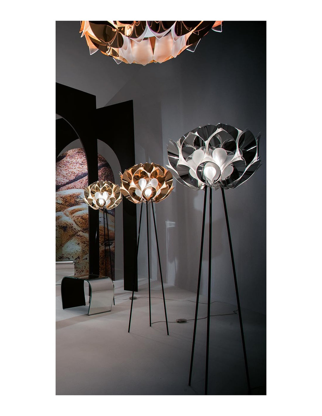 Lampadar Flora Silver, Slamp