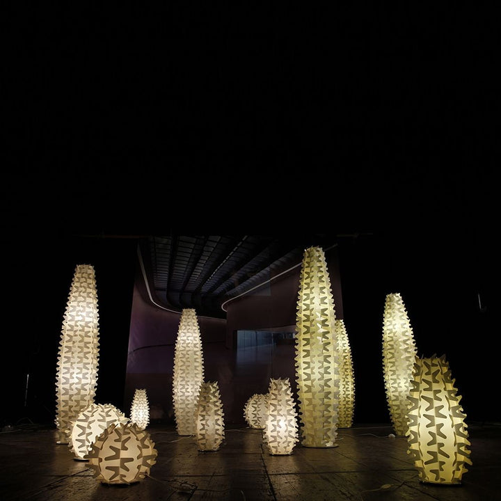 Lampă de podea Cactus XXL Gold, Slamp