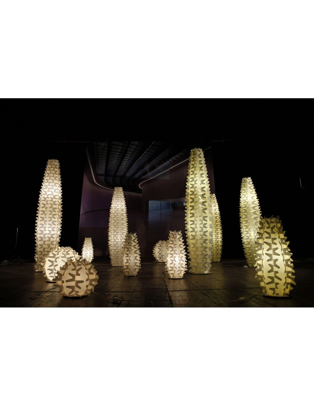 Lampă de podea Cactus XXL Gold, Slamp