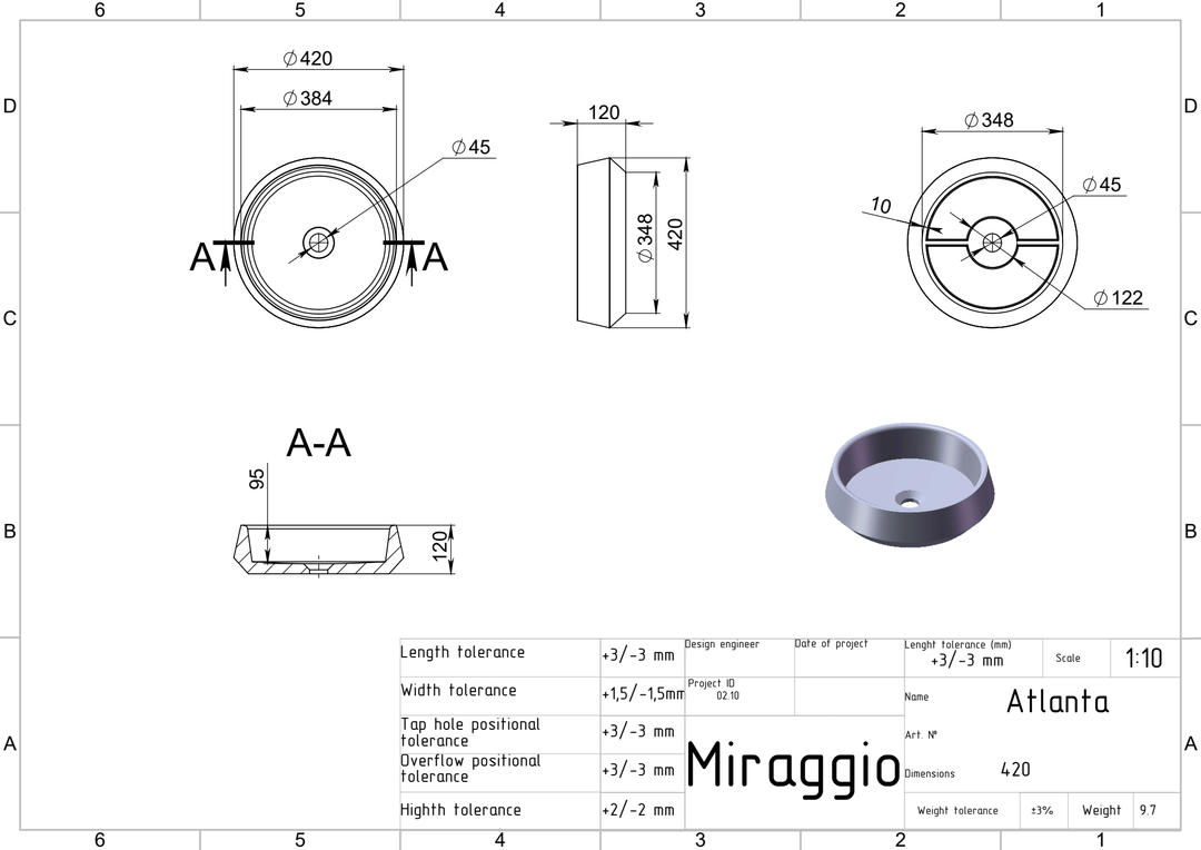 Lavoar pe blat Atlanta, Miraggio