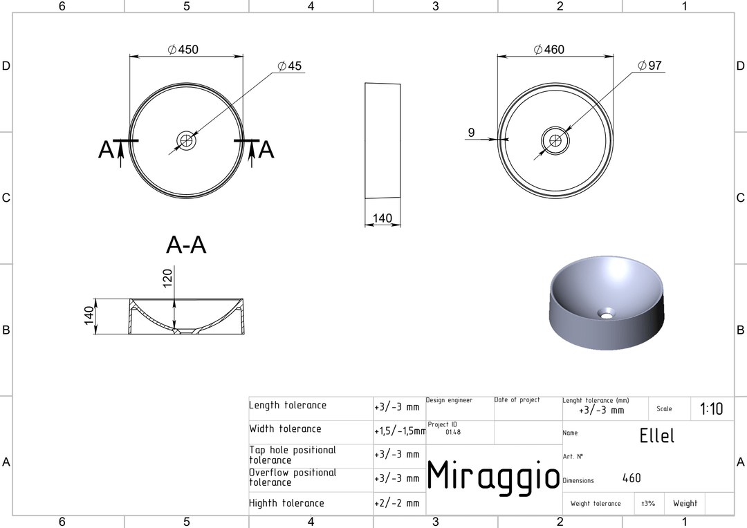 Lavoar pe blat Ellel, Miraggio