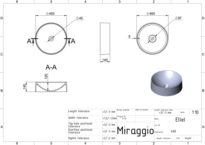 Lavoar pe blat Ellel, Miraggio