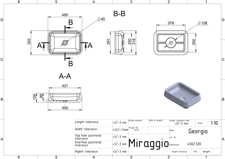 Lavoar pe blat Georgia, Miraggio