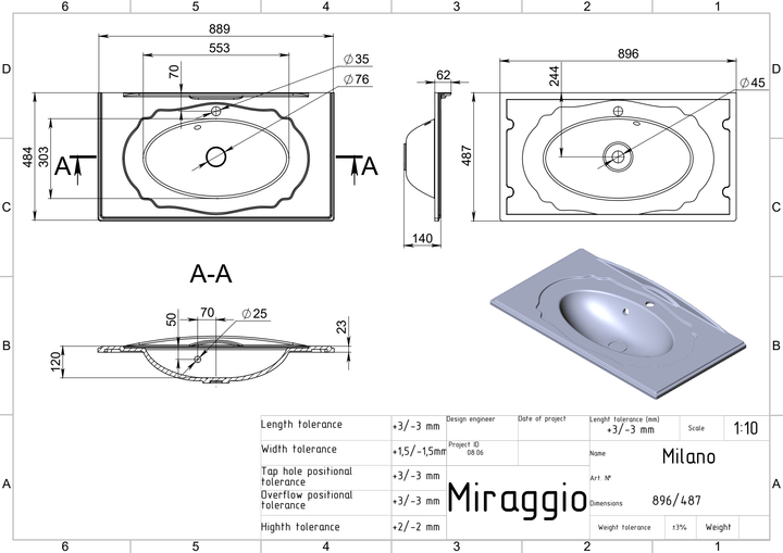 Lavoar pe blat Milano, Miraggio