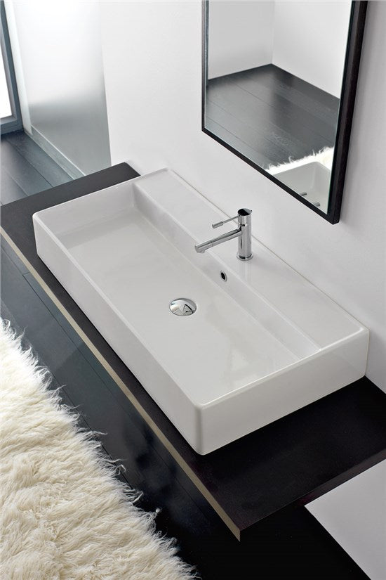 Lavoar pe blat/suspendat 100x46cm 8031/R-100A Teorema, Scarabeo