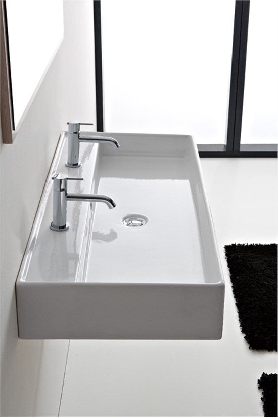 Lavoar pe blat/suspendat 120x46cm 8031/R-120B Teorema, Scarabeo