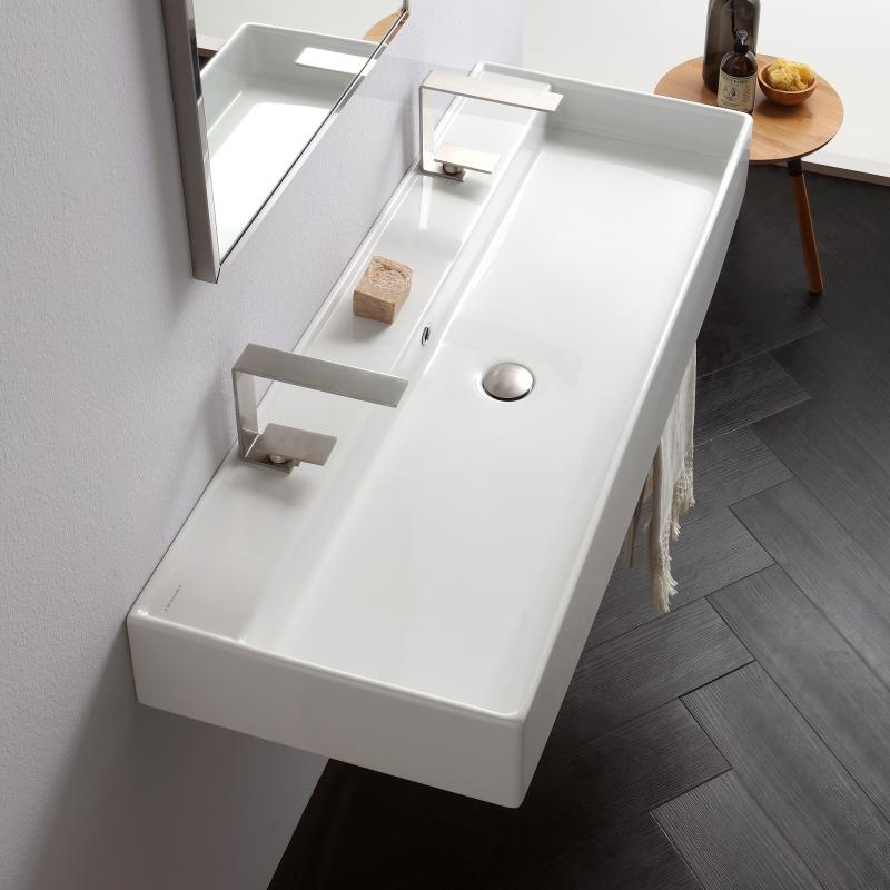 Lavoar pe blat/suspendat 120x46cm 8031/R-120B Teorema, Scarabeo