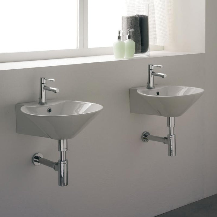 Lavoar pe blat/suspendat 42x43cm Cono R 8010/R Thin-Line, Scarabeo