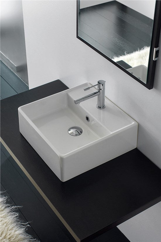 Lavoar pe blat/suspendat 46x46cm 8031/R Teorema, Scarabeo