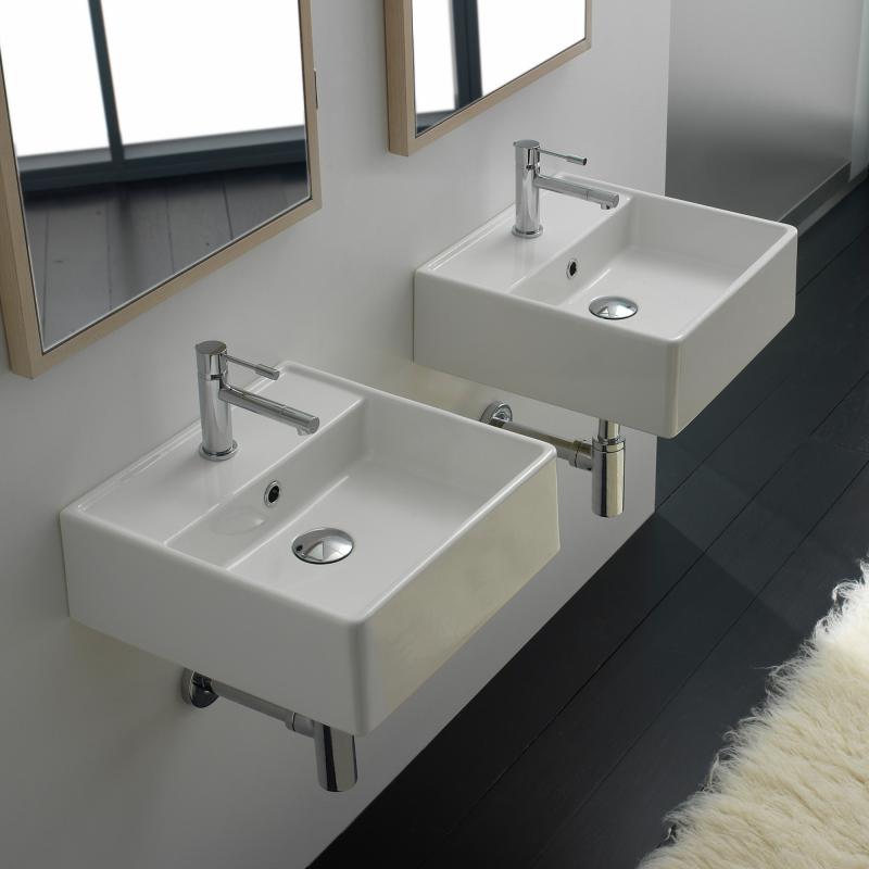 Lavoar pe blat/suspendat 46x46cm 8031/R Teorema, Scarabeo