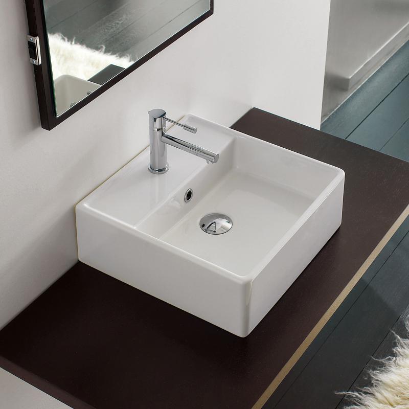 Lavoar pe blat/suspendat 46x46cm 8031/R Teorema, Scarabeo