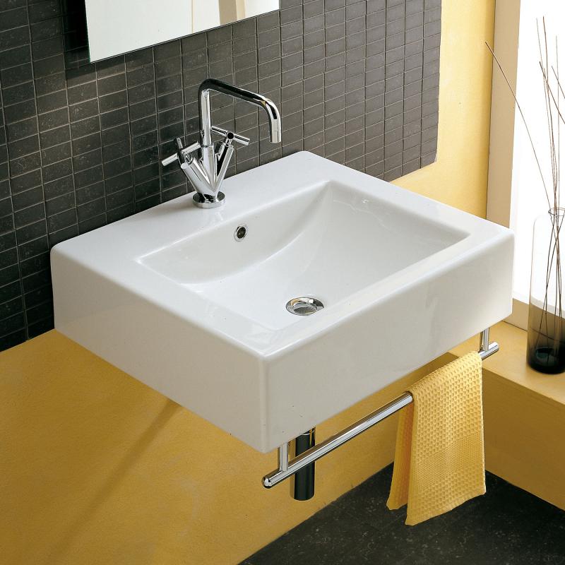 Lavoar pe blat/suspendat 60x51cm 8007/B Square, Scarabeo